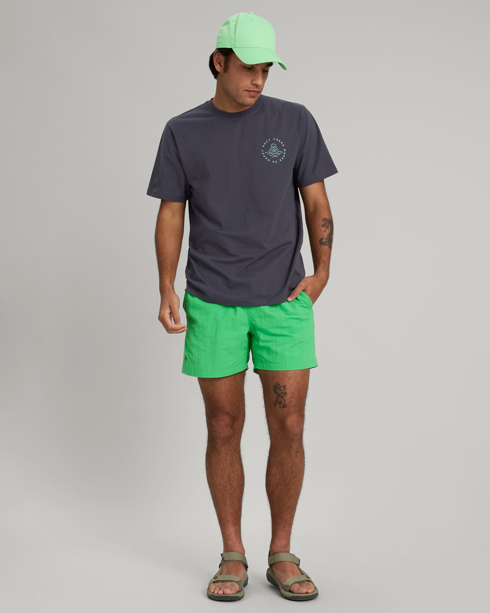 Men's EVRY Day 5 Inch Quick-Dry Athletic Shorts with Pockets - Lightweight Comfort for Running, Gym & Casual Wear | Lizzard