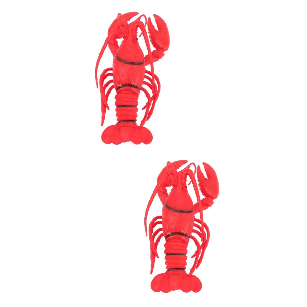 Vaguelly 2-Piece Lobster Model Playset - Realistic Sea Animal Toys for Kids, Creative Pretend Play & Ocean-Themed Room Decor - Perfect for Birthday Gifts & Underwater Learning Activities