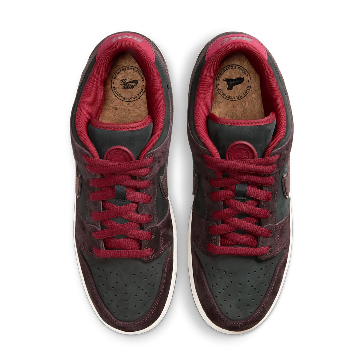 Riot Skate Shop SB Dunk Low 'Mahogany' Sneakers - Men's Skateboarding Shoes for Street Style & Performance - Perfect for Skateboarding, Urban Fashion & Casual Wear
