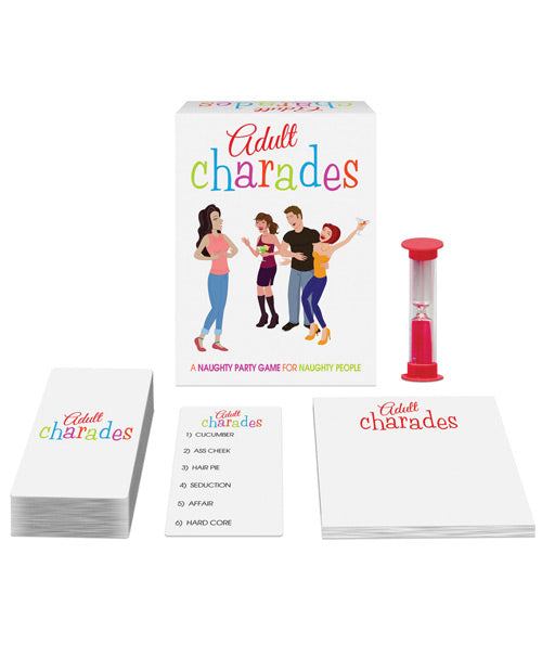 Fun Adult Charades Card Game for Parties & Family Gatherings - Hilarious Group Game Night Entertainment