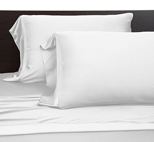 SHEEX Cooling Pillowcases Set of 2 - Ultra Breathable King Size Pillow Covers in White for Hot Sleepers & Night Sweat Relief - Perfect for Summer Nights, Hot Sleepers, and Temperature Regulation