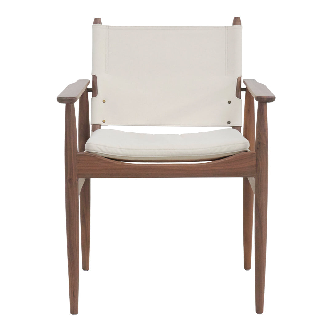 Premium Journey Canvas Dining Armchair - Modern Comfortable Upholstered Side Chair for Kitchen, Dining Room & Office - Perfect for Home Decor & Entertaining