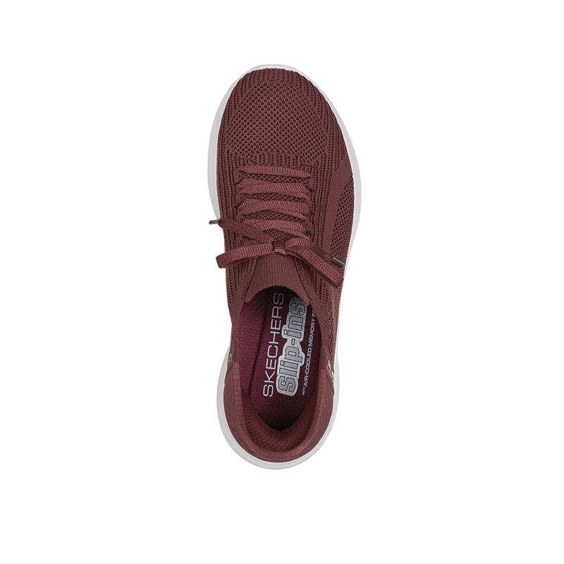 SLIP INS Ultra Flex 3.0 Comfortable Women's Loafers - Burgundy (149710/BURG) | Perfect for Office, Travel & Casual Wear