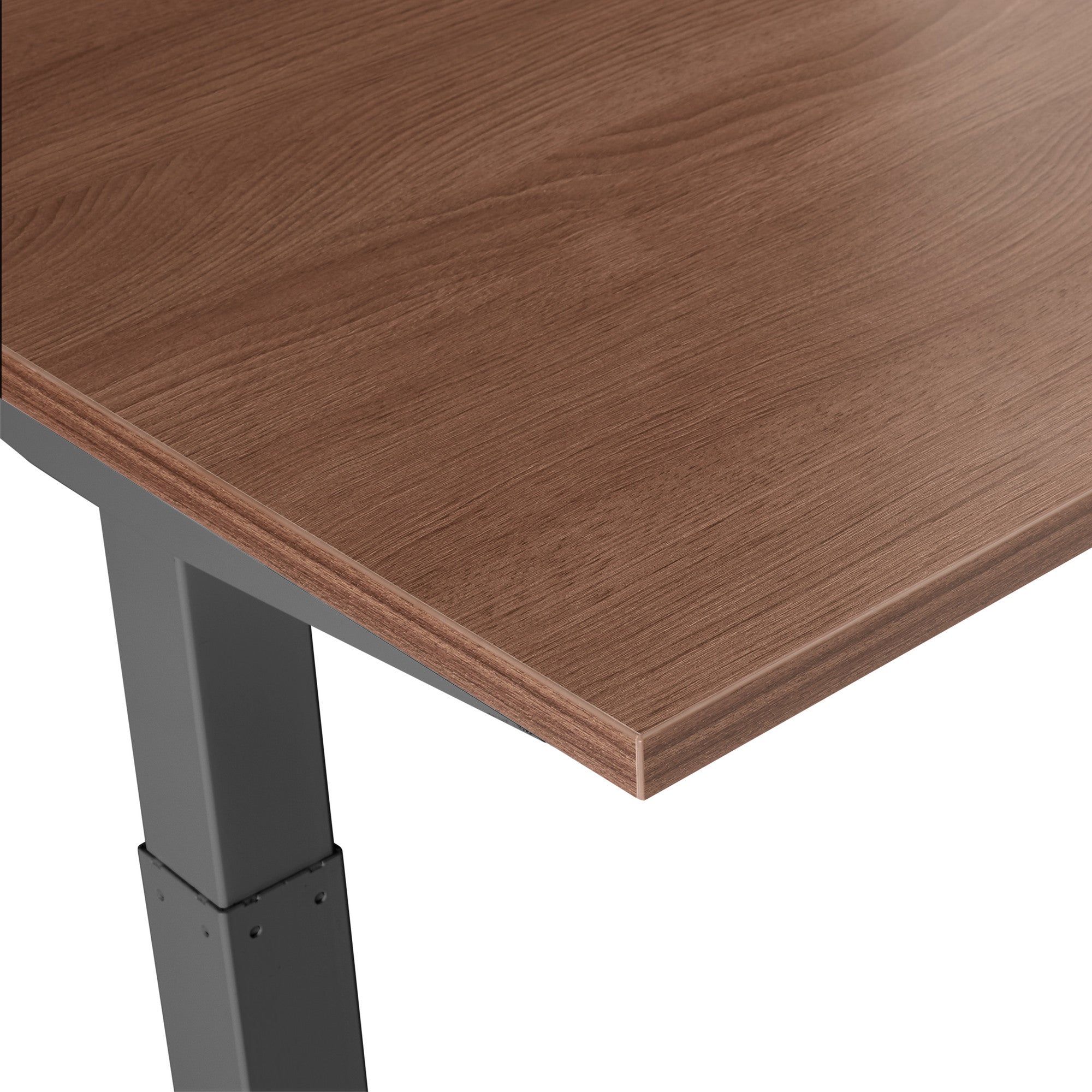 Adjustable Height Double Desk for 2 People - Series L Home Office Desk with Dual Workspace - Perfect for Shared Workspaces, Home Offices & Small Business Setups
