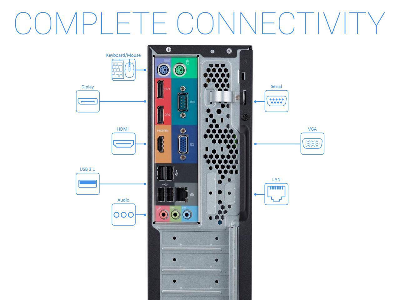 Acer Veriton X4 VX4665G SFF Desktop Computer - Intel Core i5-9400 2.9GHz, 8GB RAM, 1TB HDD, DVD RW, WiFi & Bluetooth 5.0, Windows 10 Pro - Perfect for Home Office, Business & Productivity Work