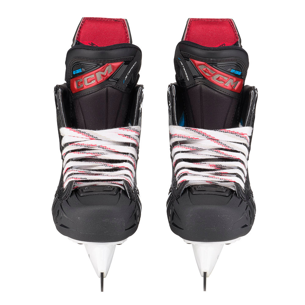 CCM Jetspeed Vibe 2023 Intermediate Ice Hockey Skates - Lightweight Performance Skates for Youth & Adult Players - Perfect for Rink Training & Competitive Games