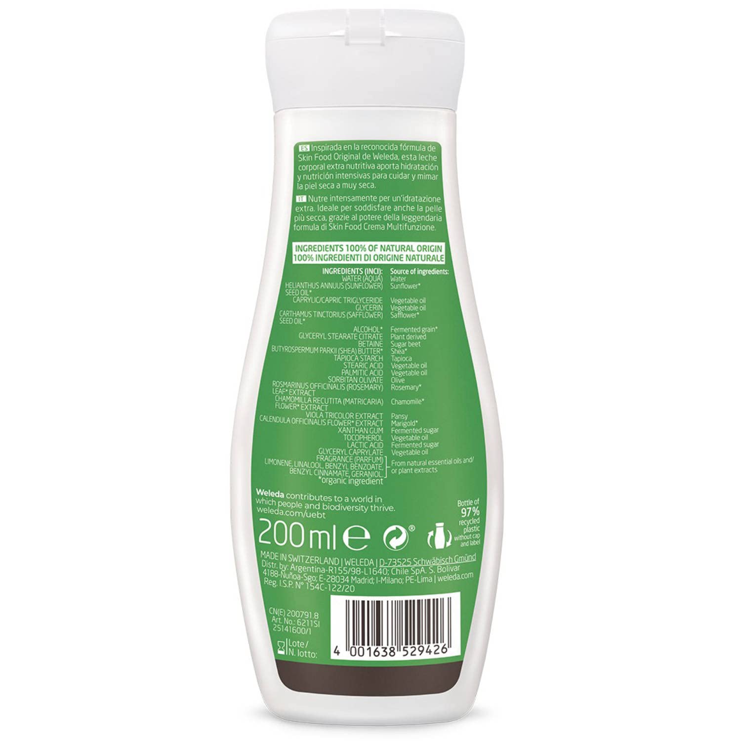 Weleda Skin Food Light Moisturizer for Dry Skin 75ml & Nourishing Body Lotion 200ml - Hydrating Skincare Set for Face and Body | Perfect for Daily Moisturizing Routine, Travel, and Gift Giving