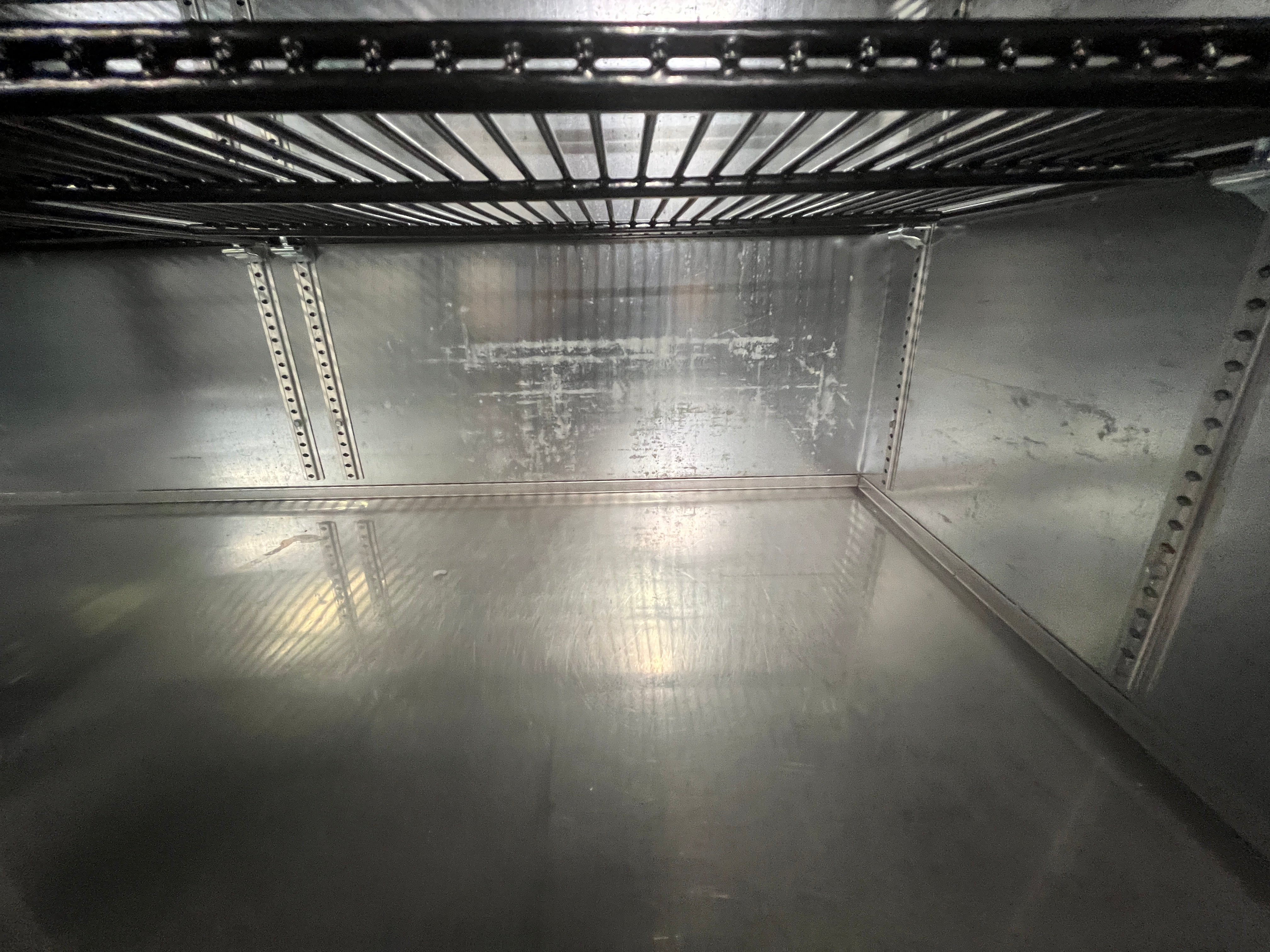 Used True TBB 24 Gallon 60G 60 Glass Door Black Back Bar Refrigerator - Perfect for Bars, Restaurants & Commercial Kitchens