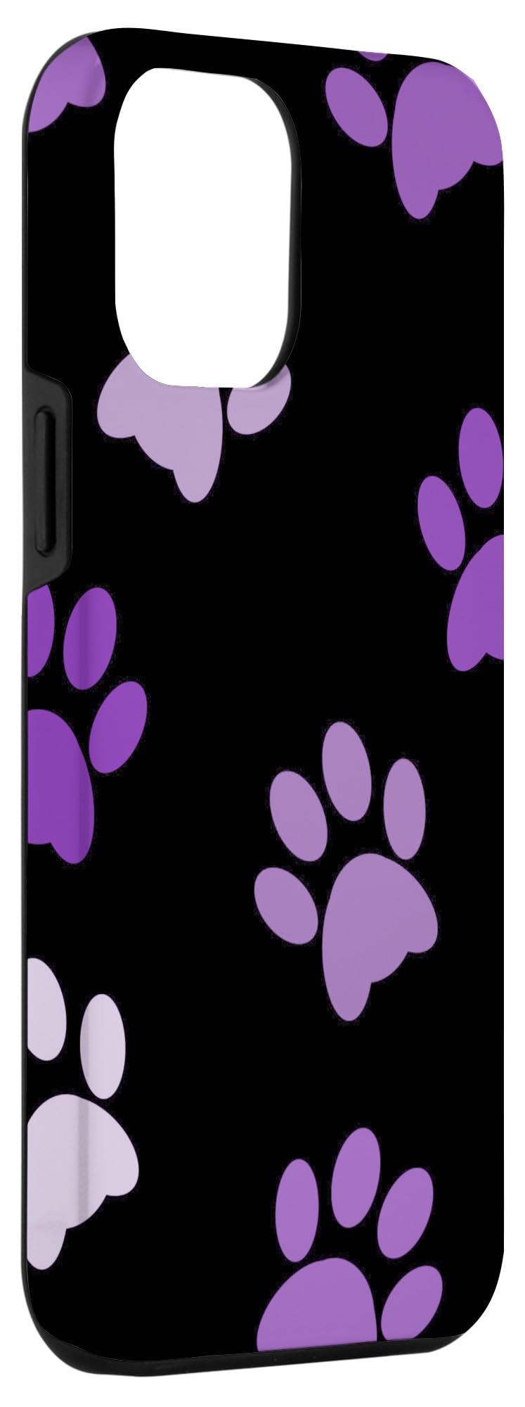 iPhone 12 Pro Max Cute Dog Paw Case - Purple for Pet Lovers