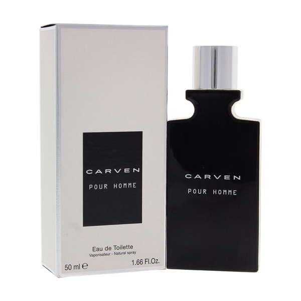 Carven Pour Homme 50ML EDT Spray for Men - Fresh Woody Fragrance | Day & Night Cologne | Perfect for Work, Date & Special Occasions