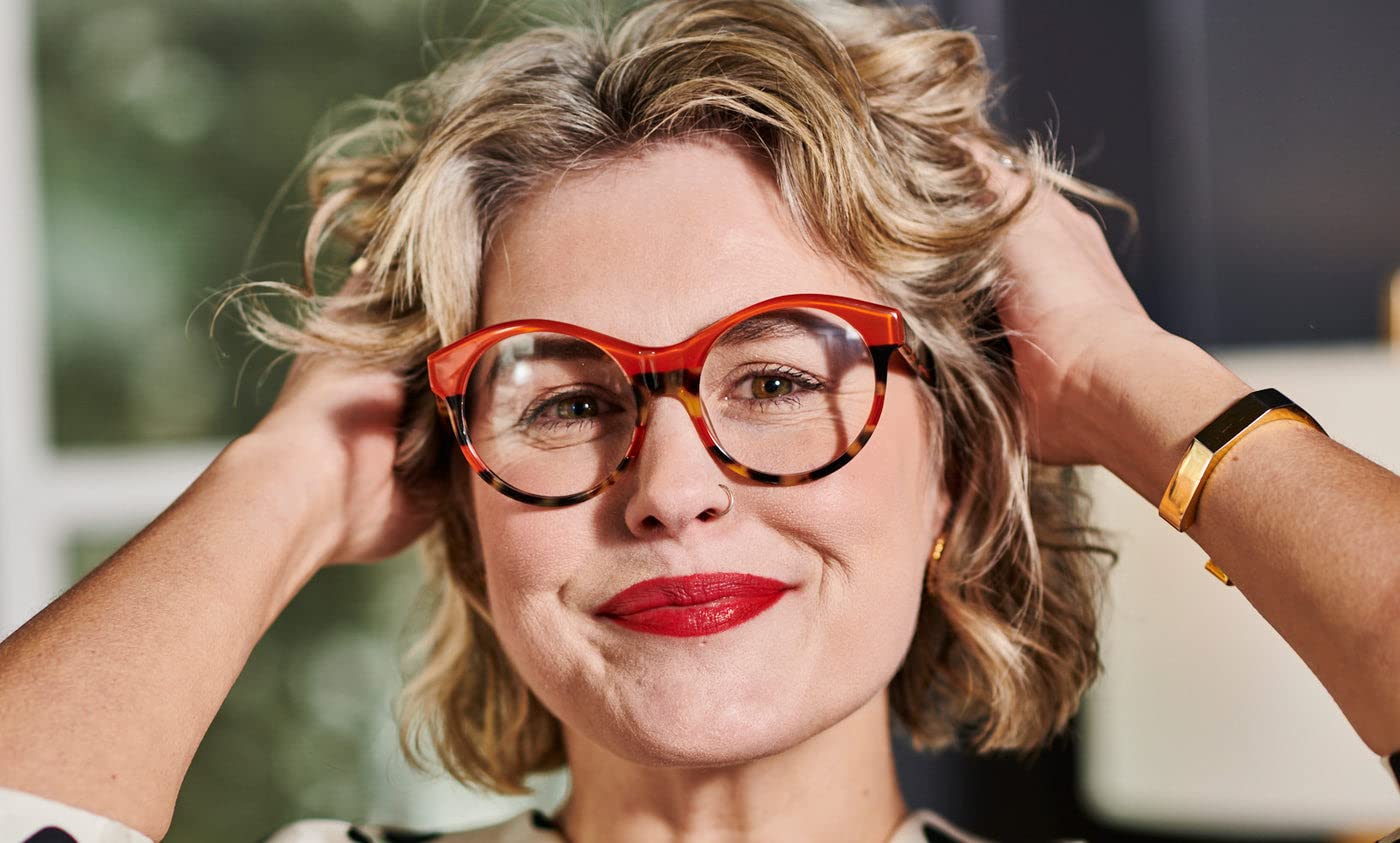 Premium Round Reading Glasses for Women & Men - Stylish & Comfortable Readers for Work, Reading & Screen Use