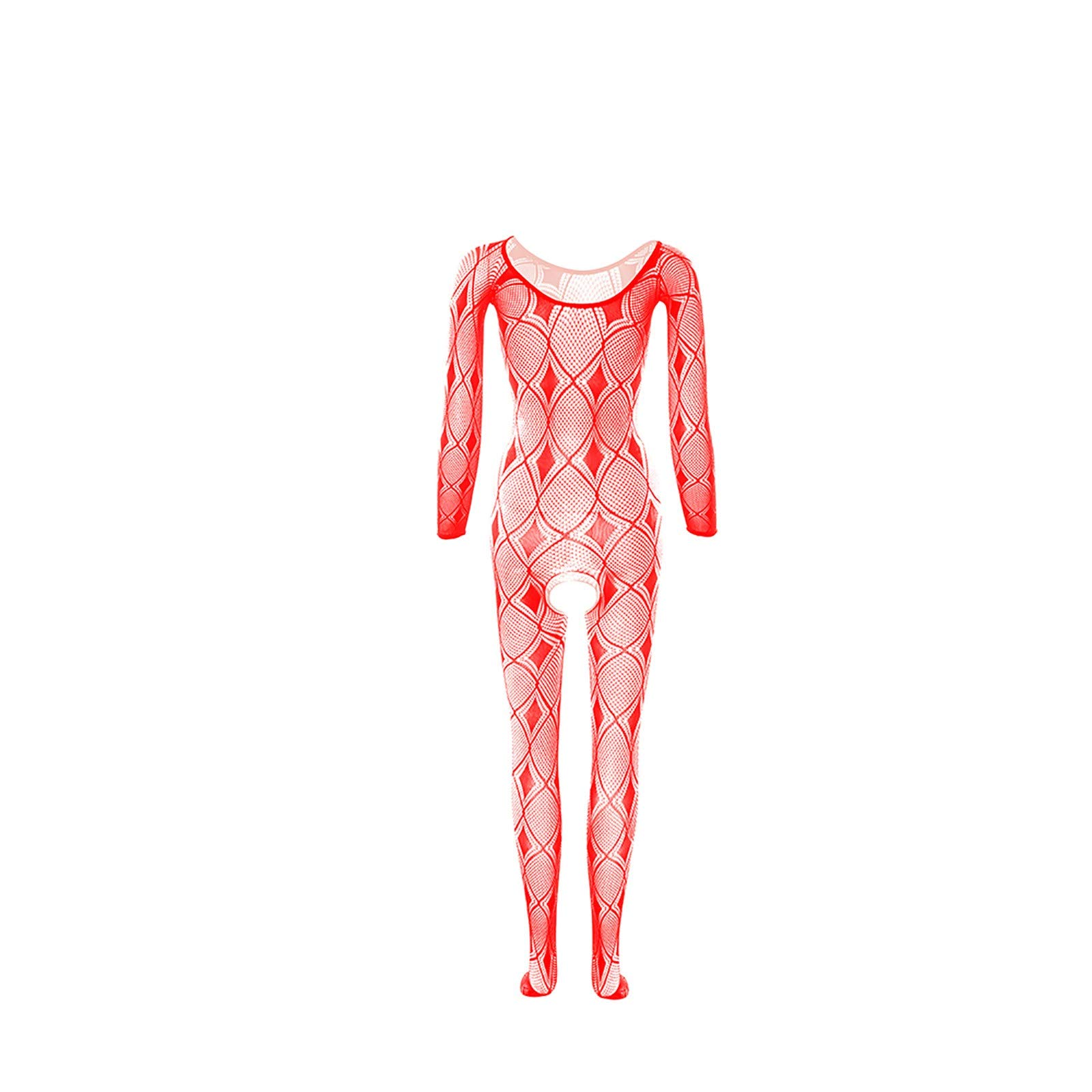 Sexy Women's Lace Floral Stockings Fishnet Bodysuit Lingerie - Romantic One Piece Teddy Sleepwear & Nightwear for Valentine's Day, Boudoir Photography, and Special Occasions