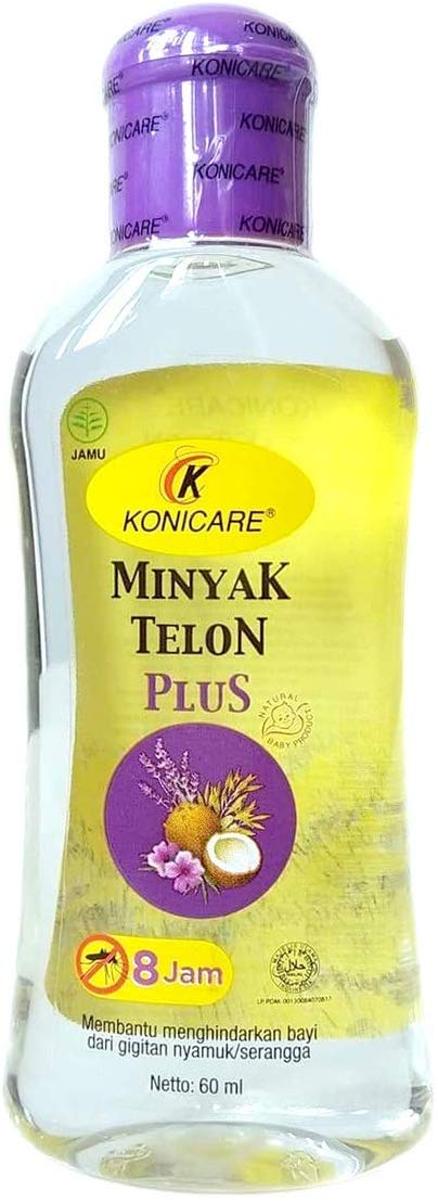 Lavender Telon Oil for Babies - 60ml (Pack of 12) | Natural Massage Oil for Newborns & Infants | Helps Relieve Colic, Colds & Muscle Pain | Perfect for Bedtime & Relaxation