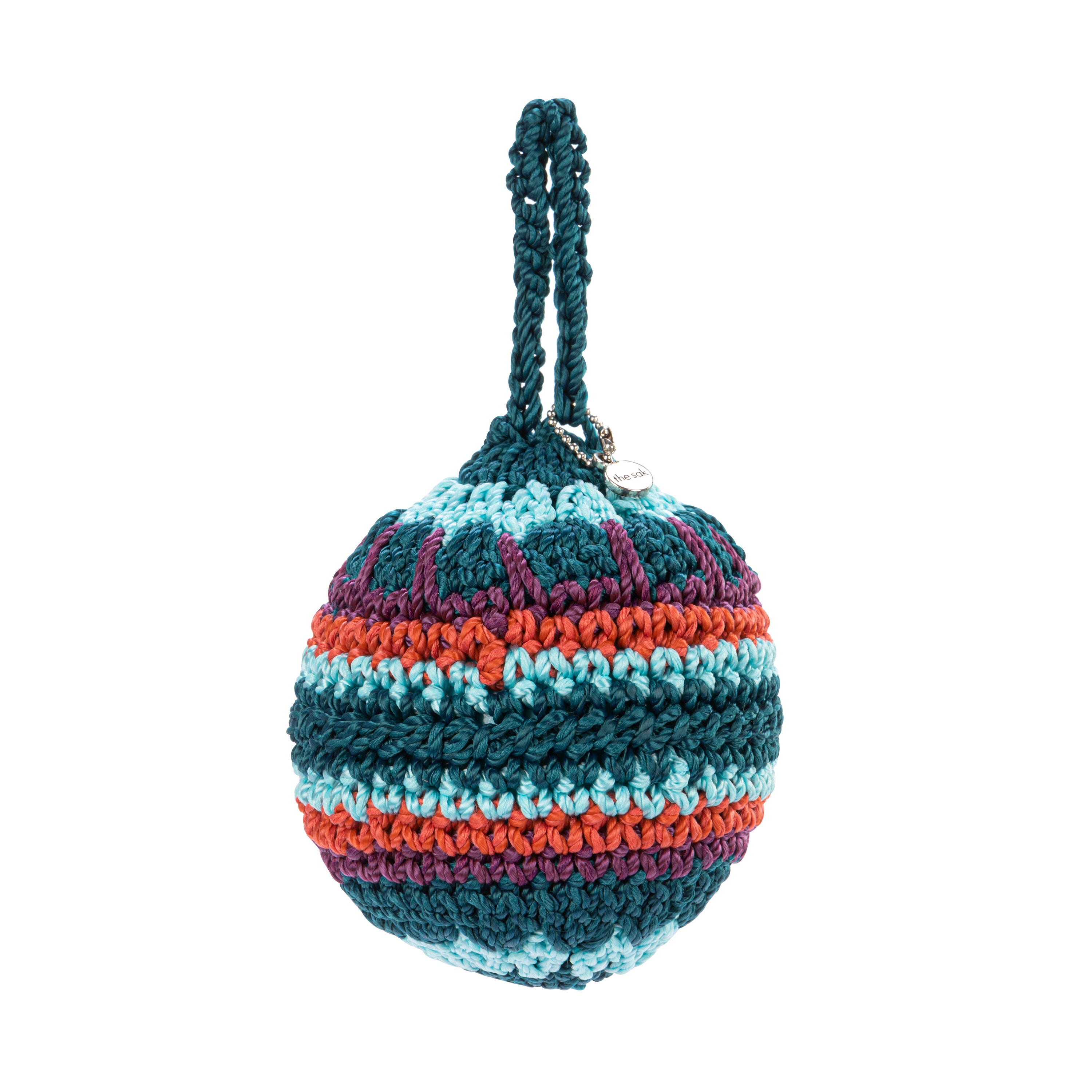Hand Crochet - Teal Multi