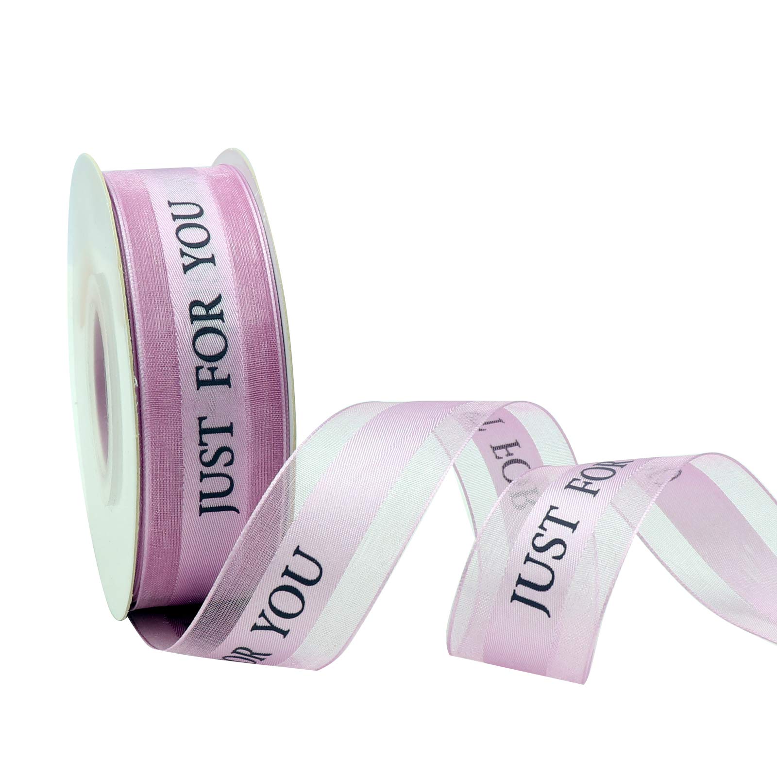 1 Inch Light Purple Chiffon Easter Ribbon - 22 Yards for Gift Wrapping, Party Decor, Wedding, Balloons, Sewing & Floral DIY - Perfect for Easter, Spring Celebrations & Craft Projects