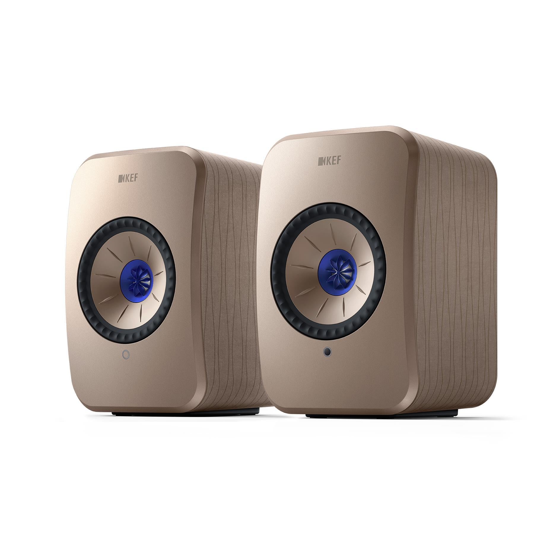 KEF LSX II Wireless HiFi Speakers - Premium Bluetooth Bookshelf Speakers with High Resolution Audio for Home Theater & Music Listening