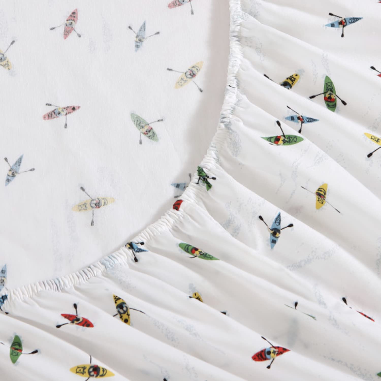 Eddie Bauer King Cotton Percale Sheets - Crisp & Cool Bedding Set for Home Decor | Perfect for Kayak Trips