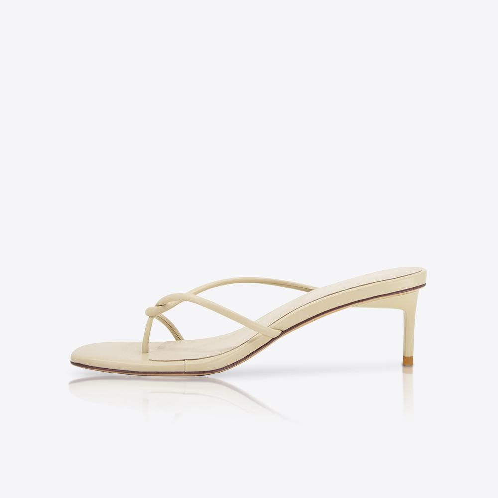 Chrissy Mule Parchment Slippers - Comfortable Women's House Shoes for Indoor & Outdoor Wear - Perfect for Home, Office, and Relaxation