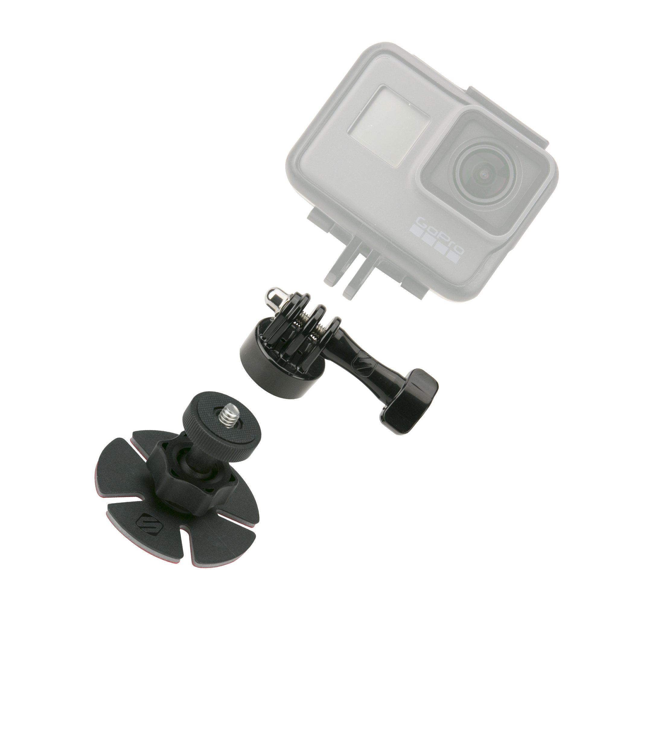 SCOSCHE AMK2 Universal Action Camera Mount Kit for Cars, Trucks, Boats, ATVs, UTVs & Paddle Boards - Secure Hands-Free Recording for Adventure Sports & Outdoor Activities
