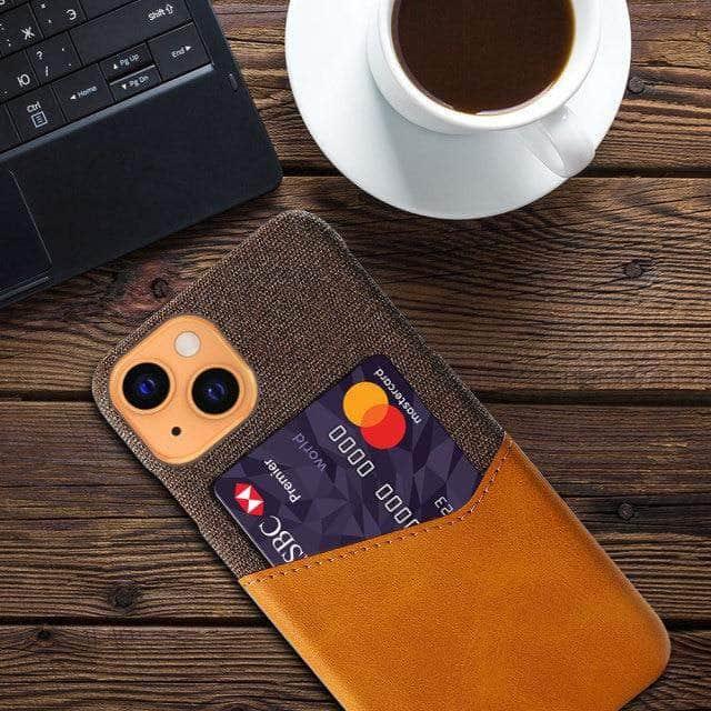 Ultra-Thin Fashion Leather Case for iPhone 13 - Slim Protective Cover with Premium Feel | Perfect for Daily Use, Office & Travel