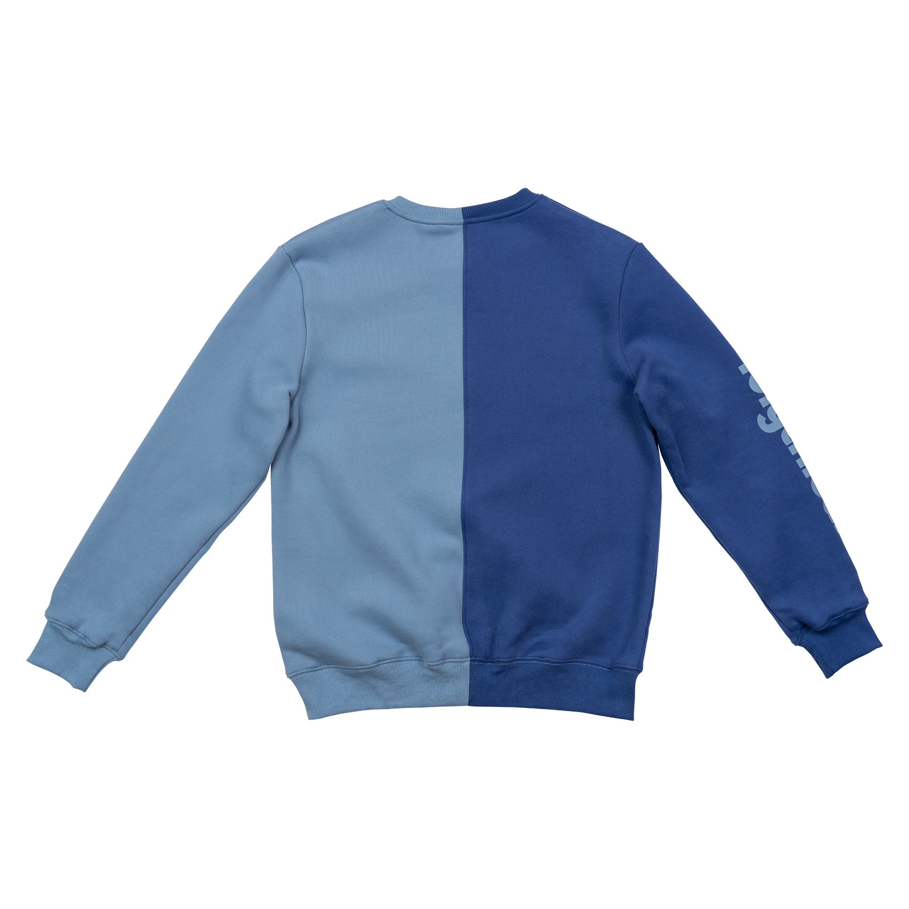 Mythical Colorblock Sweatshirt for Women - Trendy Blue Pullover Hoodie | Casual Streetwear, Loungewear & Outdoor Activities