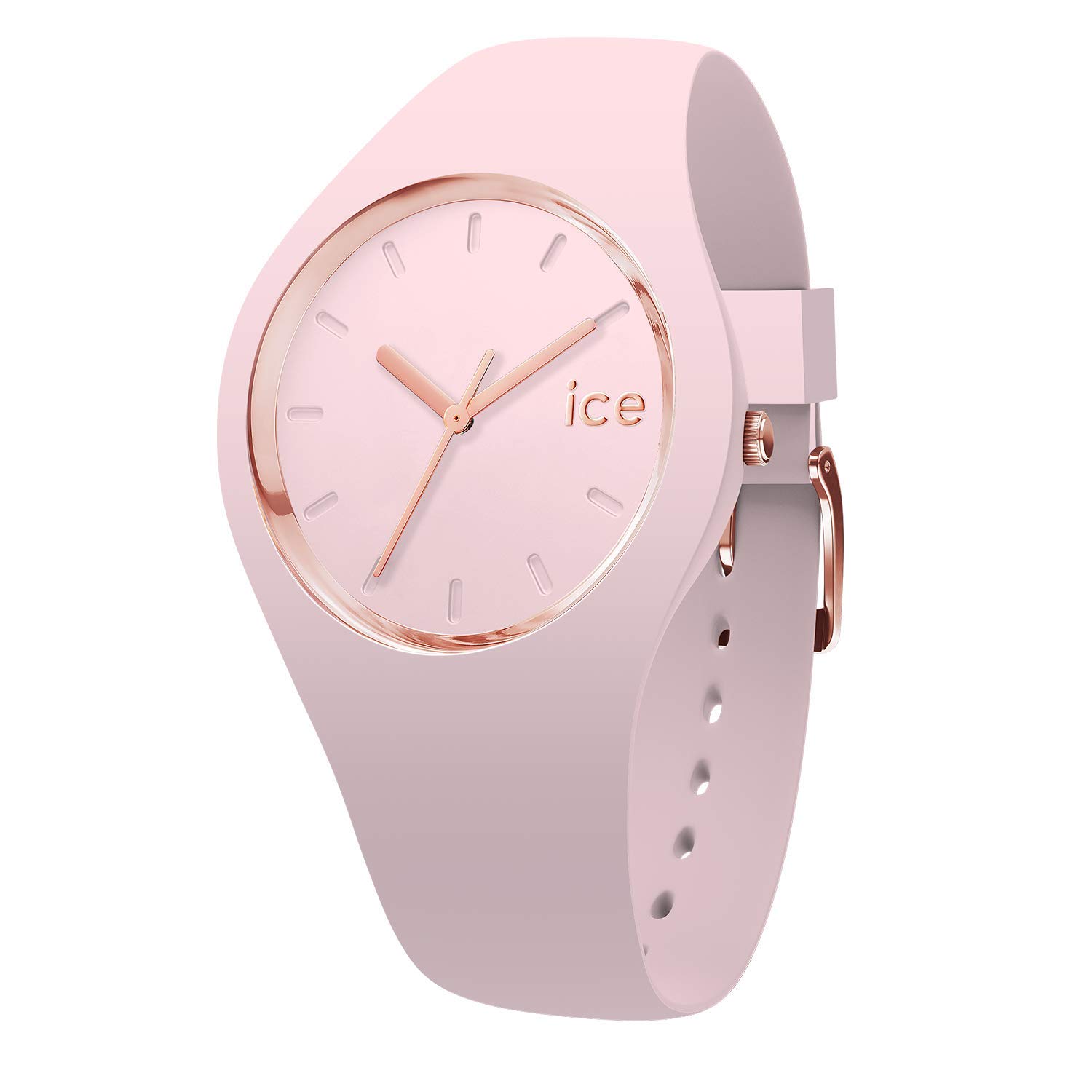 Ice-Watch ICE Glam Pastel Pink Lady Women's Watch - Stylish Silicone Strap Quartz Analog Wristwatch for Women - Perfect for Everyday Wear, Office & Casual Outfits