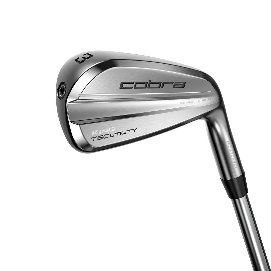 Cobra 2023 TEC Utility Iron One Length Graphite Shaft Golf Club - Forged Iron Set with Hybrid Performance | Perfect for Mid-Handicap Players on Fairway & Rough Shots