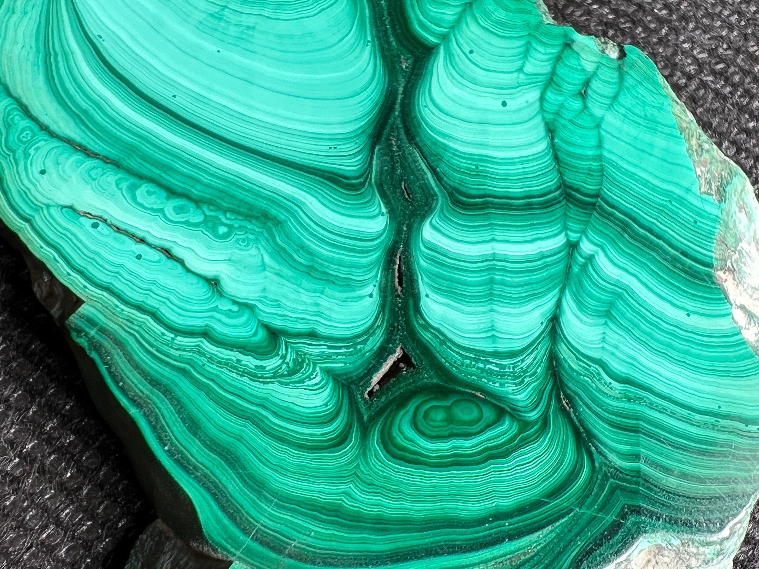 Natural Green Malachite Crystal Slab - Premium Stone for Jewelry Making, Unique Handcrafted Gift, Elegant Home Decor (50477) | Perfect for Crystal Healing, Meditation & Feng Shui Decorations