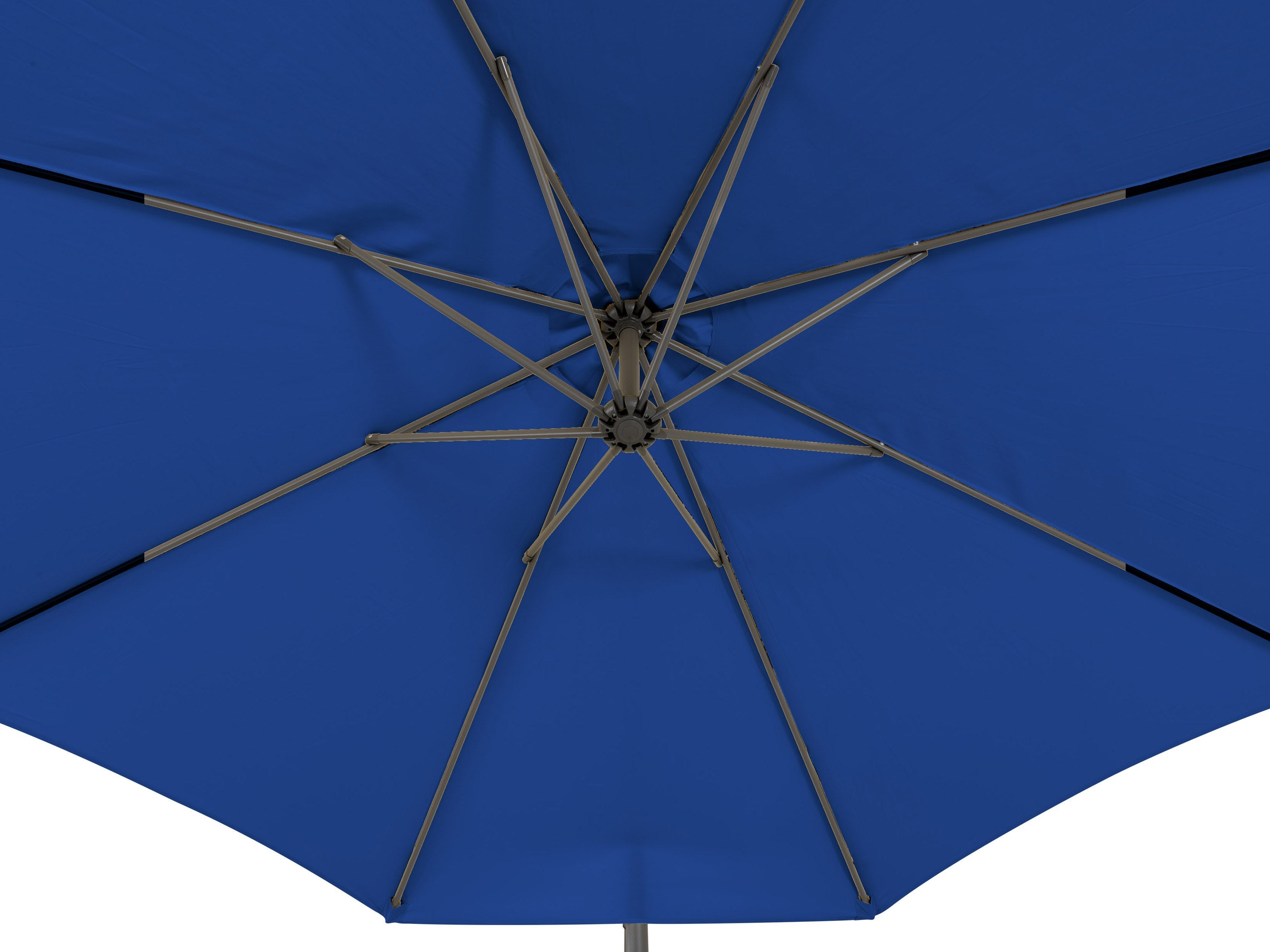 9.5ft Tilting Offset Patio Umbrella in Cobalt Blue - Perfect for Poolside, Backyard, and Outdoor Dining Areas