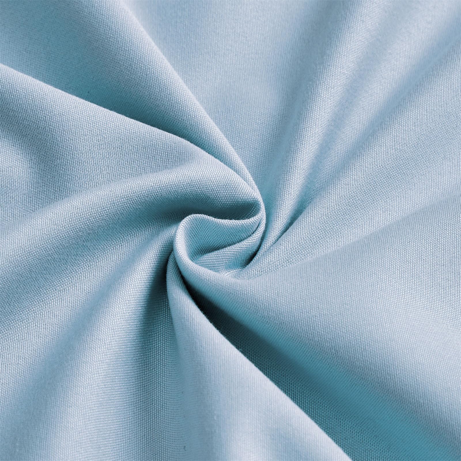 FreshCulture King Size Flat Sheet Set - 6 Pack Ultra Soft Microfiber Bed Sheets for Home, Hotel & Salon Use | Light Blue | Breathable & Wrinkle-Resistant Bedding for All-Season Comfort