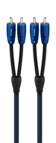 AudioQuest Victoria High-Performance RCA Interconnect Cable - Premium Audio Connection for Home Theater & Hi-Fi Systems