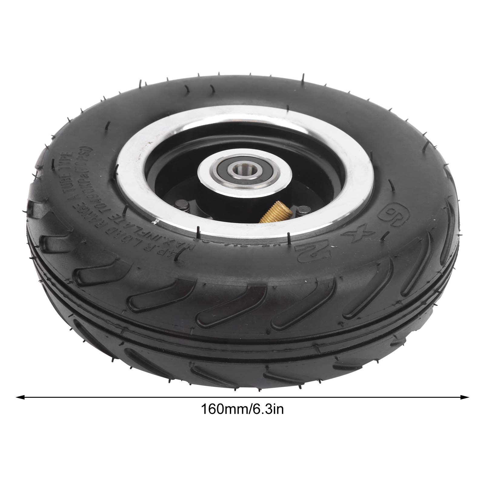**VGEBY 6x2 Inflatable Air Tire Wheel with Aluminum Alloy Hub - Strong Grip for Electric Scooters - Perfect for Commuting & Outdoor Adventures**