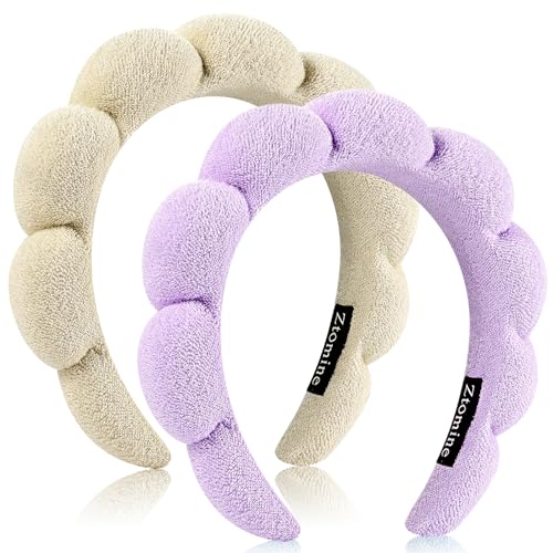 beige + purple