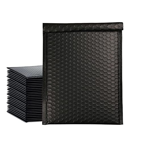 Poly Bubble Mailer Self Seal Shipping Envelopes - Waterproof & Tear-Proof Padded Envelopes (13x19 Inches, 100 Pack, Black) - Perfect for Ecommerce, Amazon FBA, Office & Home Shipping Protection