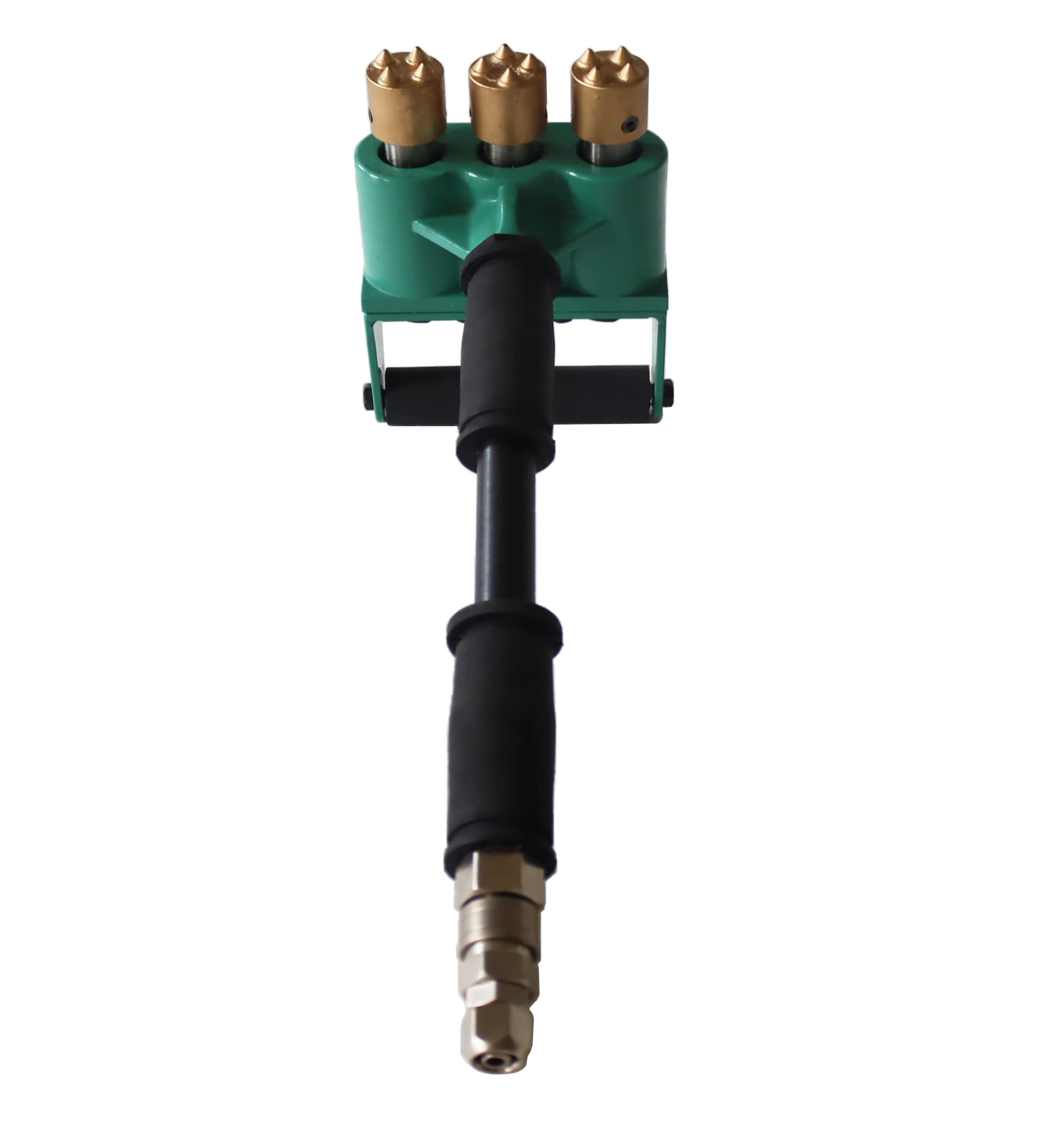 INTBUYING Hand-Held Triple Head Pneumatic Concrete Scabbler - 3 Head Air Scabbler for Concrete Surface Prep | Ideal for Construction, Renovation & Concrete Removal Projects