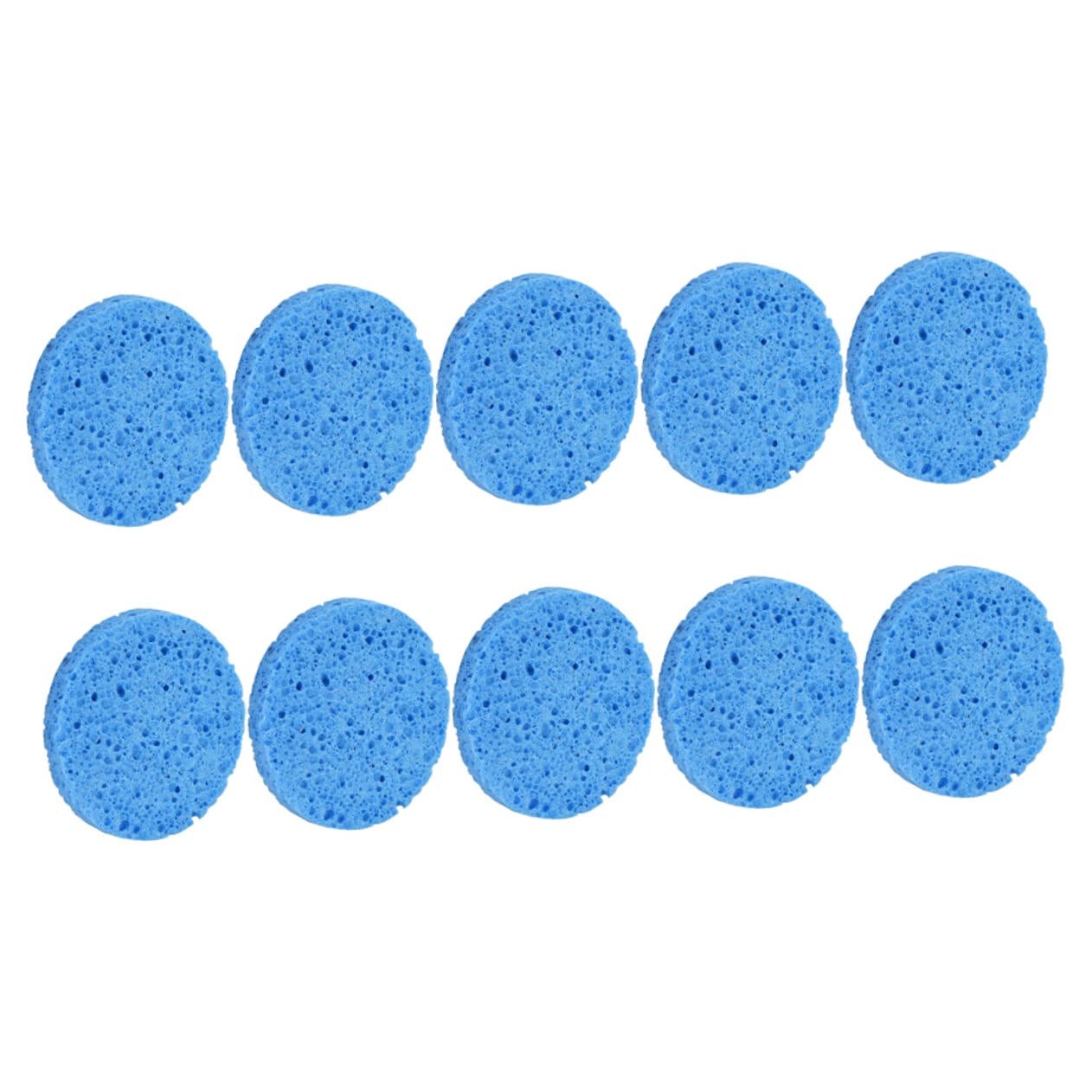 10pcs Compressed Facial Sponges for Makeup & Skin Care - Round Exfoliating Puff, Pore Cleaning Sponge, Makeup Powder Puff, Spa & Beauty Tools - Perfect for Daily Cleansing, Makeup Removal & Exfoliation