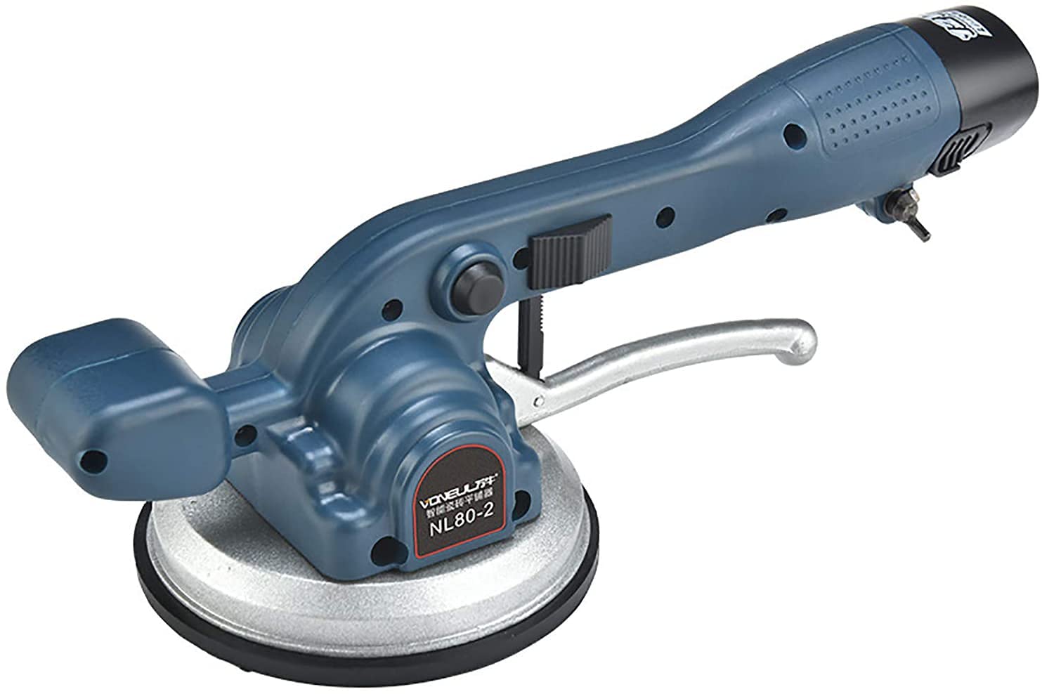 Automatic Handheld Tile Leveling Machine with Heavy Duty Casters - Professional & Home Tiling Tool with Aluminum Suction Cup & 2 Batteries - Perfect for DIY Projects, Floor Installation, and Wall Tiling