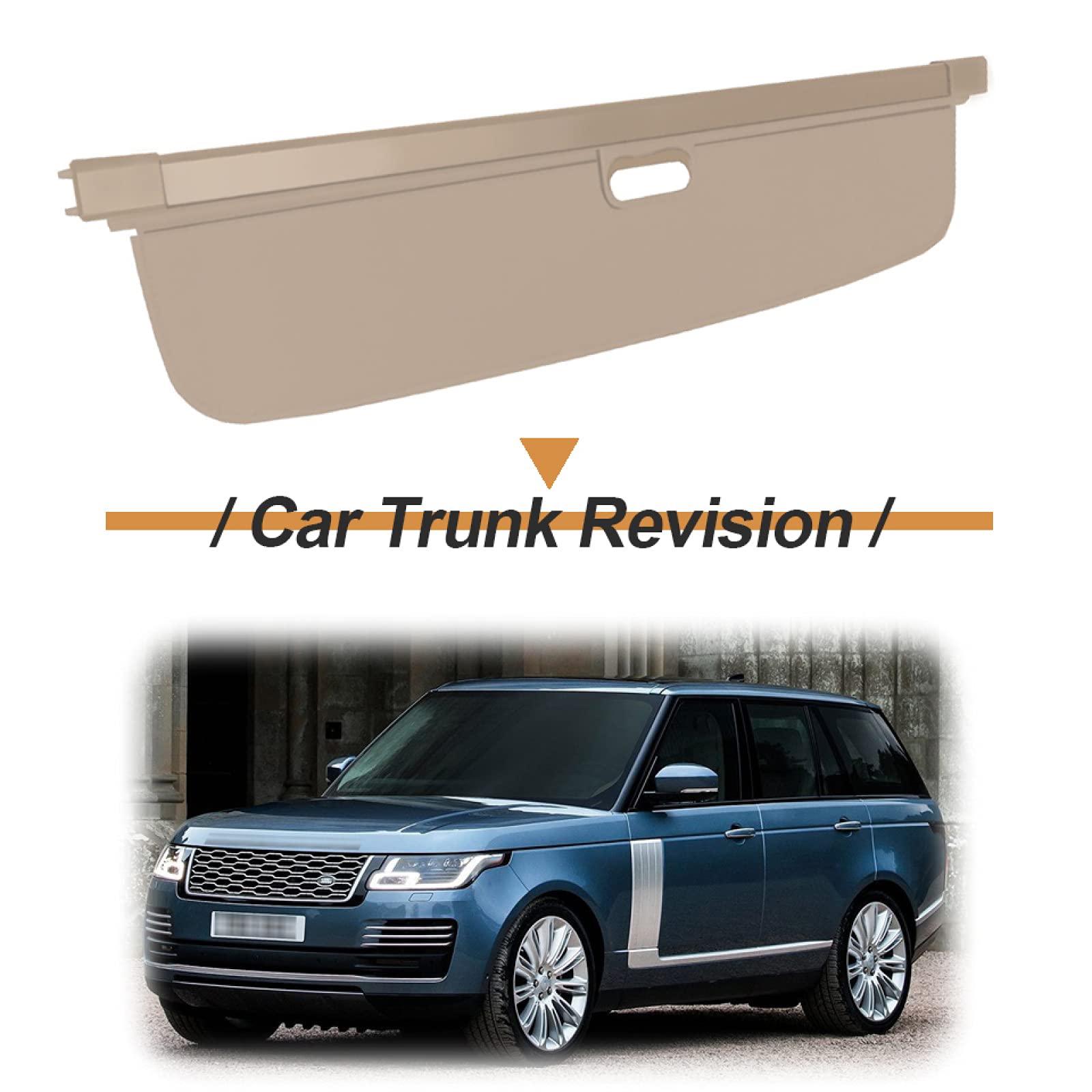Retractable Cargo Cover for Land Rover Range Rover Sport 2014-2018 - Rear Trunk Shade Protector | UV Protection & Privacy Shield | Perfect for Road Trips, Grocery Hauling & Outdoor Adventures