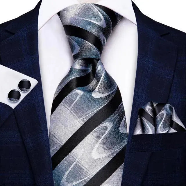 Stylish Paisley Men's Wedding Neckties - Elegant Silk Ties for Grooms, Formal Events & Business Occasions