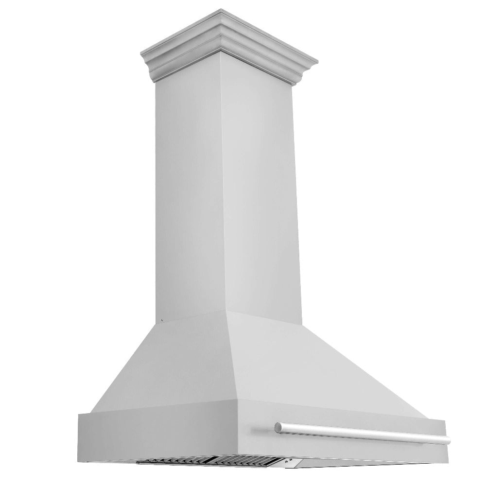 ZLINE 36 Inch Stainless Steel Range Hood with Stainless Steel Handle (8654STX 36) - Powerful Kitchen Ventilation for Gas Stoves & Cooking Areas