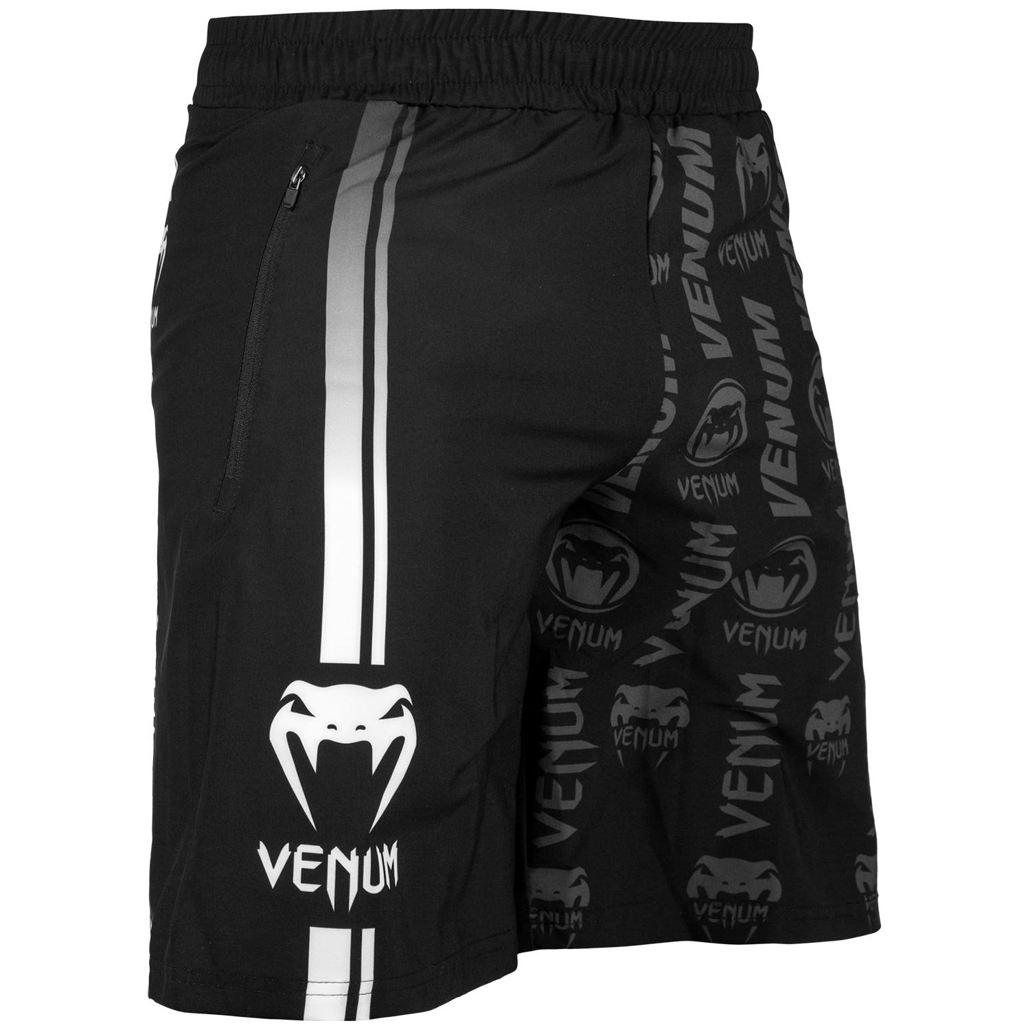 Venum Logo Fitness Shorts for Men - Breathable Workout Shorts with Pockets - Ideal for Gym, Running & MMA Training
