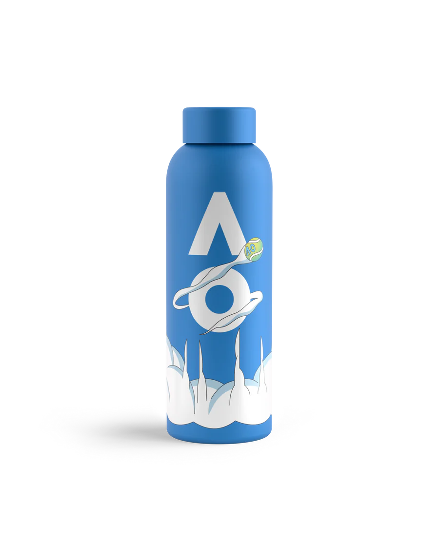 Waterdrop® AO Memorabilia Thermo 600ml Stainless Steel Vacuum Insulated Water Bottle - Keeps Drinks Hot/Cold for 24 Hours - Perfect for Gym, Hiking & Office Use