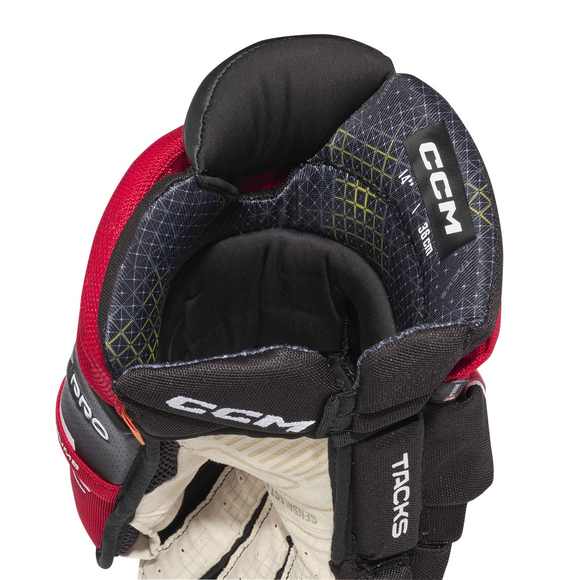 CCM Tacks XF Pro Hockey Gloves for Junior Players - Premium Ice Hockey Protective Gear for Youth Training & Games