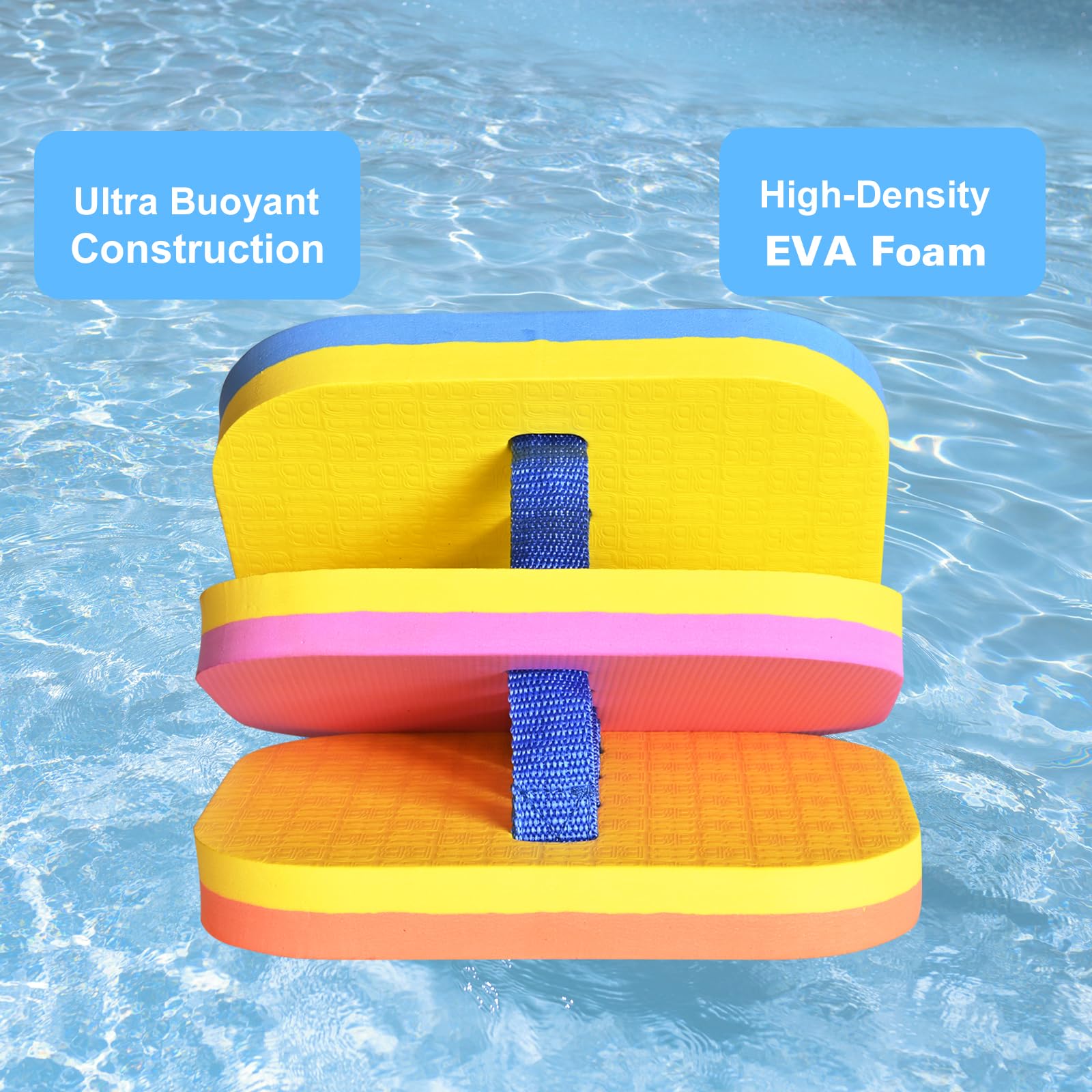Adjustable 3-Layer Kids Swim Float Belt - Waterproof Safety Swimming Bubble with Secure Clip Buckle for Beginners | Pool Lessons, Swim Training & Water Safety Gear for Children