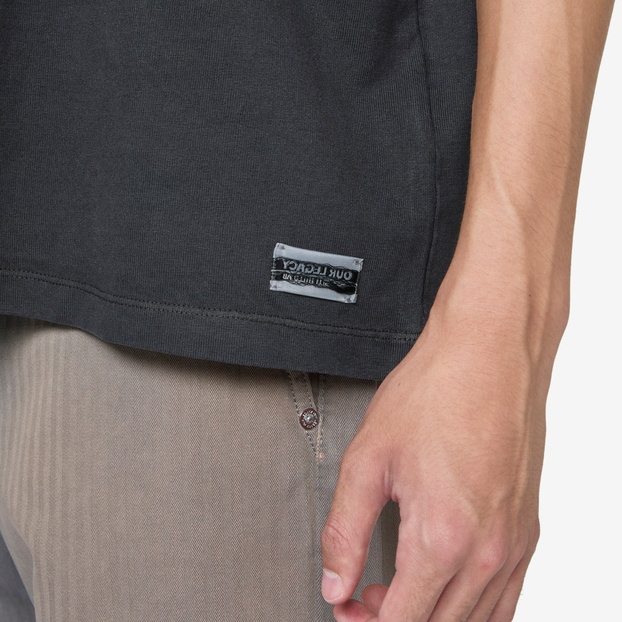 Bliss Washed Black Band Jersey T-Shirt - Soft & Comfortable Cotton Tee for Casual Wear, Street Style & Everyday Outfits