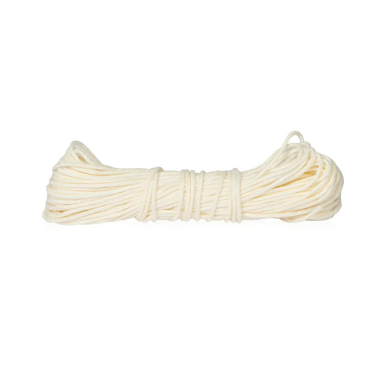 Premium Cotton Braid Wick #4/0 - High-Quality Candle Making Supplies for DIY Candles, Wax Melts, and Oil Lamps