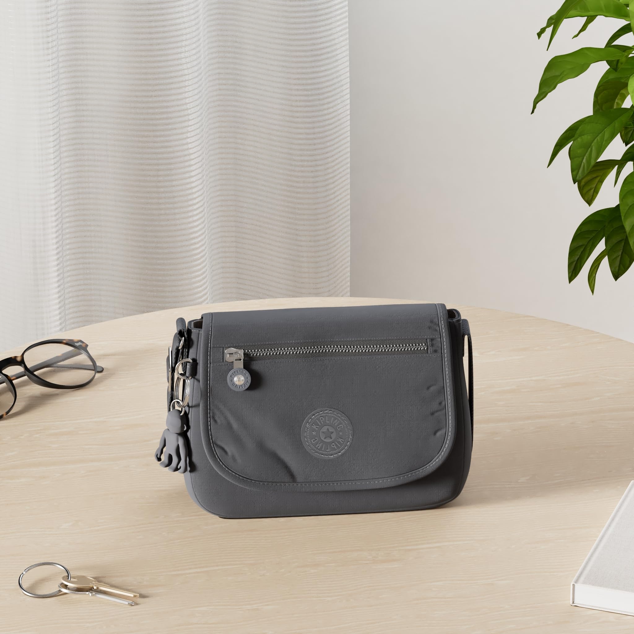 Kipling Sabian Printed Crossbody Mini Bag - Lightweight & Stylish Shoulder Purse for Women | Perfect for Travel, Shopping & Everyday Use
