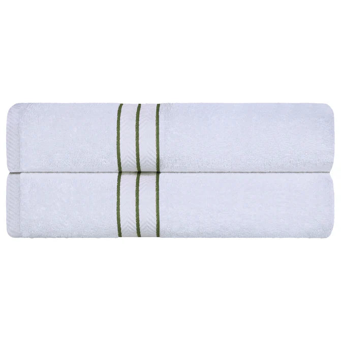 Premium Turkish Cotton Ultra Plush 2-Piece Bath Towel Set - Super Absorbent & Soft Luxury Bath Sheets for Spa, Hotel & Home Use