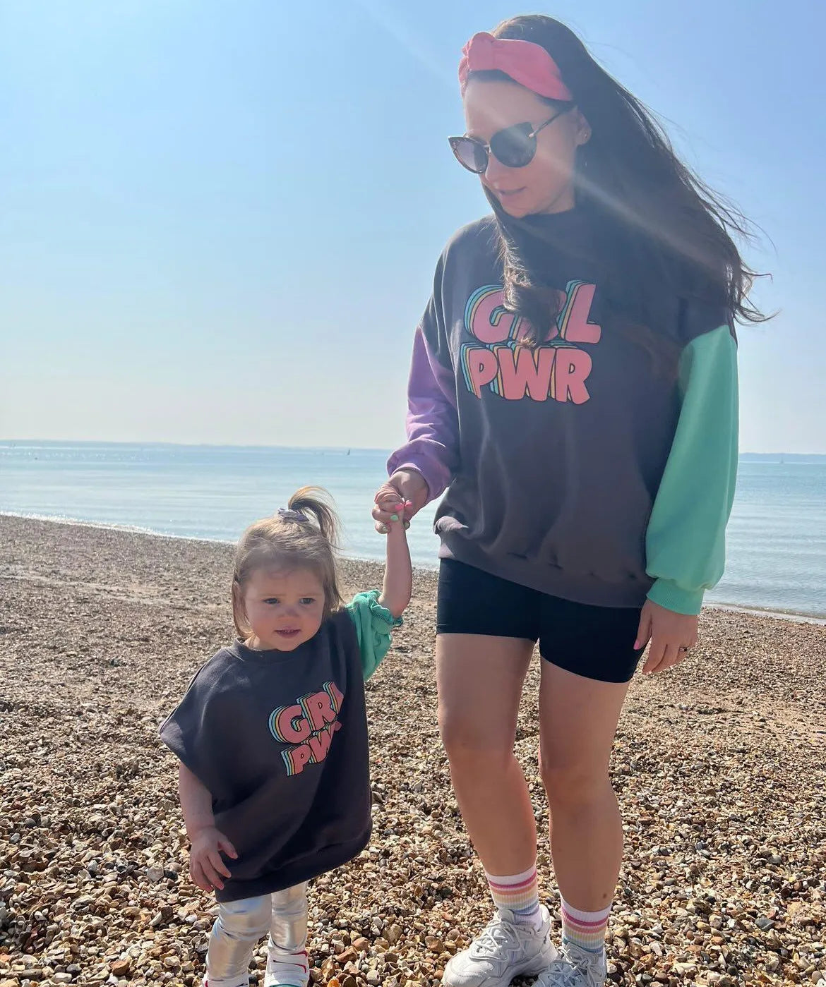 Original Grlpwr Girl Power Mama Jumper - Trendy Women's Sweatshirt for Casual Wear, Gym, and Everyday Comfort