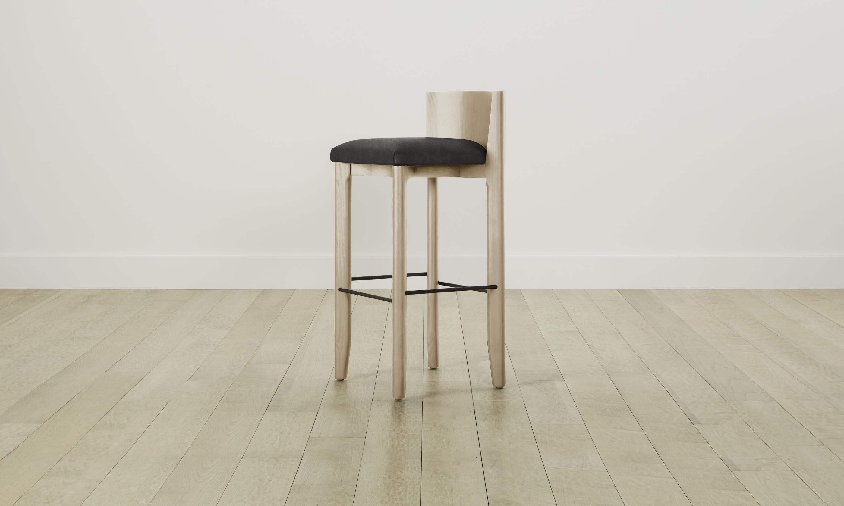 Premium Tuscan Leather Bar & Counter Stool - The Delancey - Modern Kitchen & Home Bar Seating for Dining & Entertaining